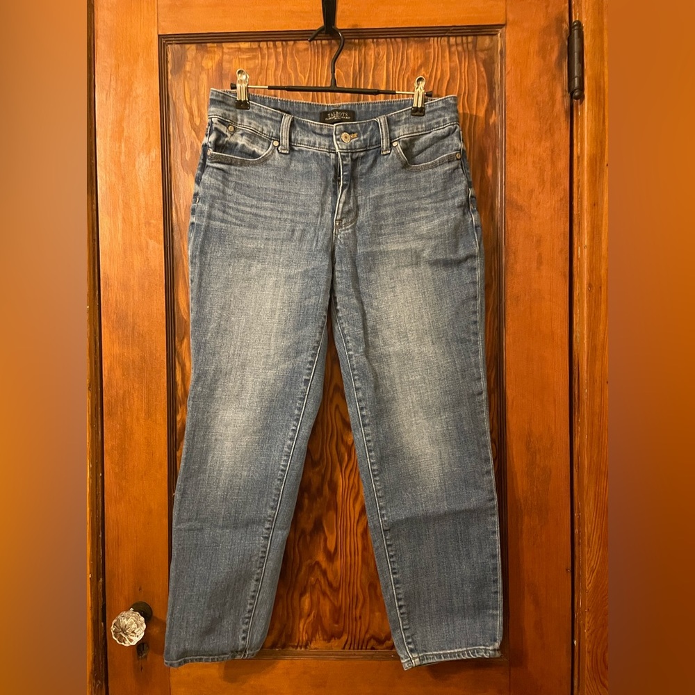 Talbots Flawless Five-Pocket Boyfriend Jeans size 6 Petite
